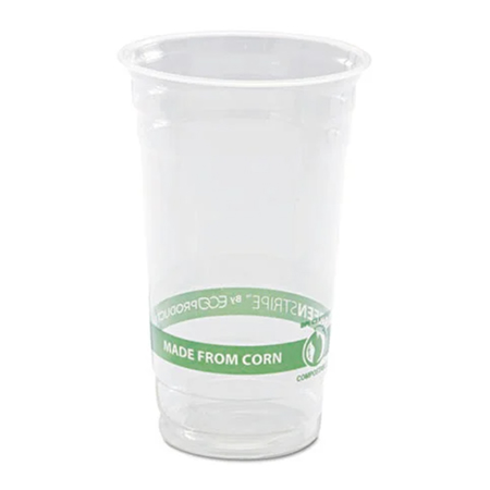 Dixie 9 oz Squat PETE Plastic Cold Cups; CPET9; Clear; 50 Cups per Sleeve;  20 Sleeves per Case